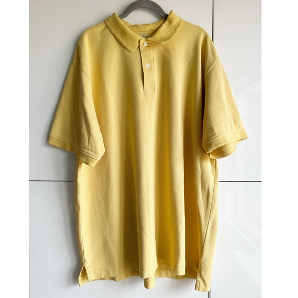 L.L. Bean Men’s Polo Shirts Size XL Red, Orange, Yellow Cotton Bundle of 3 - Picture 6 of 9